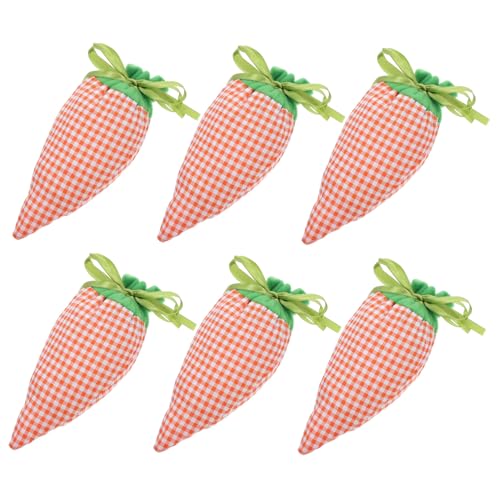 ABOOFAN 6pcs Ostern Gegenwärtige Taschen Ostern Karottenbeutel Mit Kordelstring Ostern Goody Bags Beutel Ostern Behandlungen Für Süßigkeiten Schokolade Osterkörbe von ABOOFAN