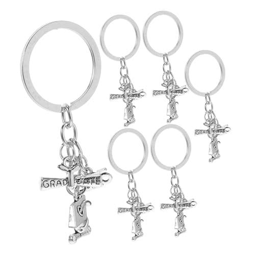ABOOFAN 6pcs -klasse Von 2025 Abschlussschlüsselketten Grad Cap Schlüsselketten Inspirierende Abschlussgeschenke Für College High School Rucksack Charms ABOOFAN 6pcs -klasse Von 2025 Abschlussschlüsselketten Grad Cap Schlüsselketten Inspirierende Abschlussgeschenke Für College High School Rucksack Charms von ABOOFAN