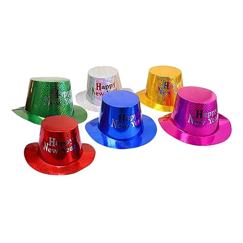 ABOOFAN 6st Partyhüte Für Das Neue Jahr Frohes Neues Jahr Partyhüte Zylinder Für Männer Party-gangster-hut Frohes Neues Jahr Hüte Papierkappe Des Neuen Jahres Mann Weihnachten ABOOFAN 6st Partyhüte Für Das Neue Jahr Frohes Neues Jahr Partyhüte Zylinder Für Männer Party-gangster-hut Frohes Neues Jahr Hüte Papierkappe Des Neuen Jahres Mann Weihnachten von ABOOFAN