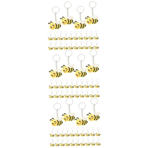 ABOOFAN 72 Stck Teiliges Niedlicher Cartoon Bienen Schlüsselanhänger Bunter Anhänger Leichte Schlüsselbefestigung für Taschen Rucksäcke Autoschlüssel Dekoration ABOOFAN 72 Stck Teiliges Niedlicher Cartoon Bienen Schlüsselanhänger Bunter Anhänger Leichte Schlüsselbefestigung für Taschen Rucksäcke Autoschlüssel Dekoration von ABOOFAN