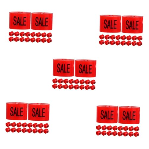 ABOOFAN 750 Stck. Farbige Kunststoff Etiketten für Kleiderbügel Hanger Marker für Bekleidungsgeschäfte Langlebige Verkaufsanhänger für Kleidungsgestelle Einfache Produktinfoschnittstelle von ABOOFAN
