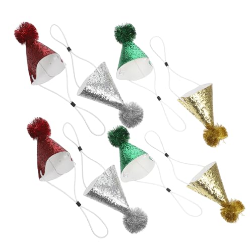 ABOOFAN 8 Partyhüte Zum Geburtstag: Glitzernde Kegelhüte Für Mädchen Und Jungen Mit Pompons Für Kinder Und Erwachsene, Lustiges Partyzubehör ABOOFAN 8 Partyhüte Zum Geburtstag: Glitzernde Kegelhüte Für Mädchen Und Jungen Mit Pompons Für Kinder Und Erwachsene, Lustiges Partyzubehör von ABOOFAN