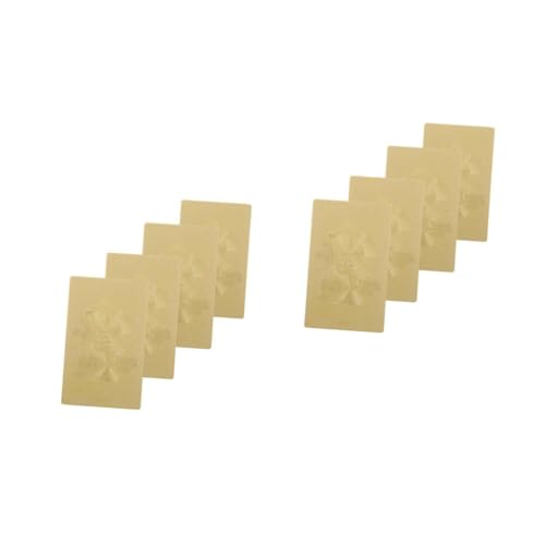 ABOOFAN 8 Stck. Leibwächterkarte Viel Glückskarte Taisui-glückskarten Fengshui-amulettkarten Buddha-Karte Feng Shui Dekor Chinesische Amulette Mondjahr Dekor Wohlstandszauber Kupfer Golden ABOOFAN 8 Stck. Leibwächterkarte Viel Glückskarte Taisui-glückskarten Fengshui-amulettkarten Buddha-Karte Feng Shui Dekor Chinesische Amulette Mondjahr Dekor Wohlstandszauber Kupfer Golden von ABOOFAN