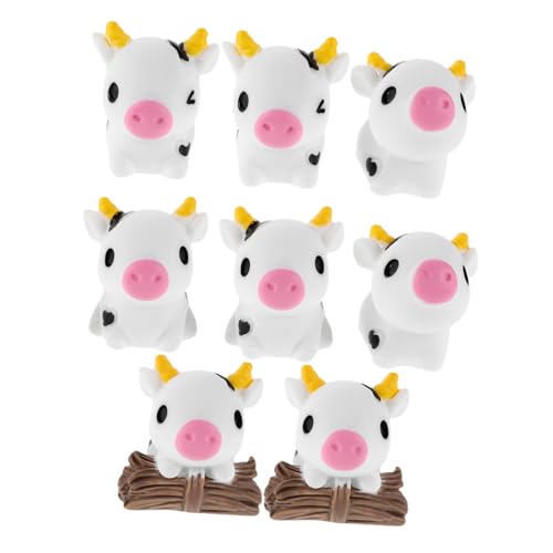ABOOFAN 8 Stück Mikrolandschaft Kuhverzierungen Bauernhof-Tier-Kuchen-Deckel Miniatur-Kuh Tiere Miniaturen Kuchendekorationen Miniaturfiguren Kuchendeckel Feengartendekorationen Harz Weiß ABOOFAN 8 Stück Mikrolandschaft Kuhverzierungen Bauernhof-Tier-Kuchen-Deckel Miniatur-Kuh Tiere Miniaturen Kuchendekorationen Miniaturfiguren Kuchendeckel Feengartendekorationen Harz Weiß von ABOOFAN