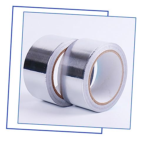 ABOOFAN Aluminiumfolie Klebeband Hochtemperaturbeständig Selbstklebend für Reparaturen an Rohrleitungen Klimaanlagen von ABOOFAN