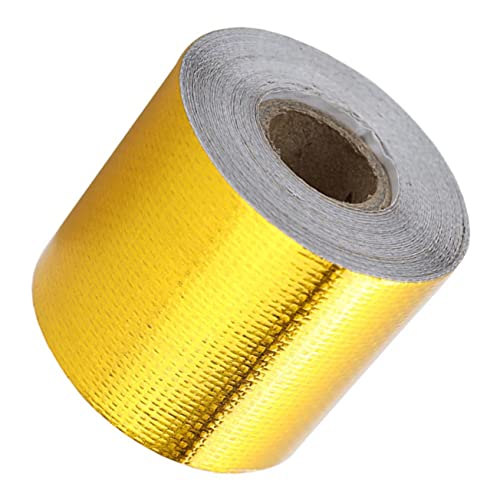 ABOOFAN Aluminiumfolien Klebeband Hochtemperaturbeständiges Reparaturklebeband Wetter und Wasserbeständig für Dachreparaturen Fahrzeugisolierung von ABOOFAN