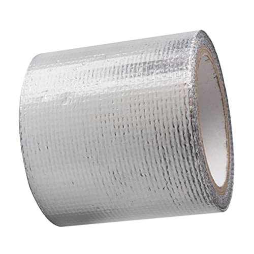 ABOOFAN Aluminiumverstärktes Klebeband für Modellauto Karosserien Hitzebeständig Reißfest zur Verstärkung von Karosserien Silberfarben Einsetzbar von ABOOFAN