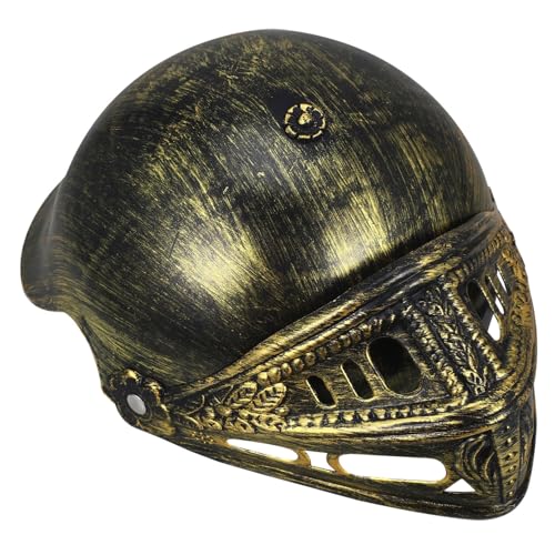 ABOOFAN Antiker Römischer Ritterhelm Kostümhelm Mittelalter Soldatenhut für Erwachsene Einfache Handhabung Historisches Cosplay Accessoire Party Karneval von ABOOFAN