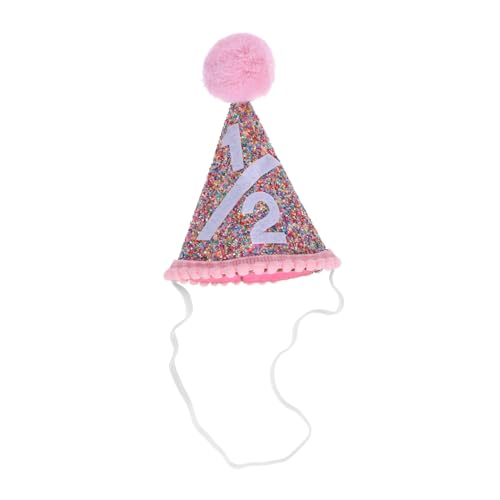 ABOOFAN Bunte Geburtstag Partyhüte mit Kinnband Weiche Langlebige Geburtstagskappen Komfortabler Kopfschmuck für Junge Mädchen und Kleinkinder für Fröhliche Feierdekoration von ABOOFAN