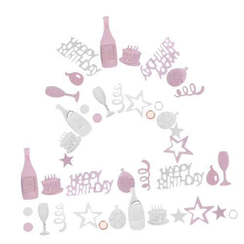 ABOOFAN Bunte Happy Birthday Konfetti Tischdeko Packung Leichtes Partystreu für Geburtstagsfeiern Shower Tischdekoration Einfache und Flexible Anwendung ABOOFAN Bunte Happy Birthday Konfetti Tischdeko Packung Leichtes Partystreu für Geburtstagsfeiern Shower Tischdekoration Einfache und Flexible Anwendung von ABOOFAN