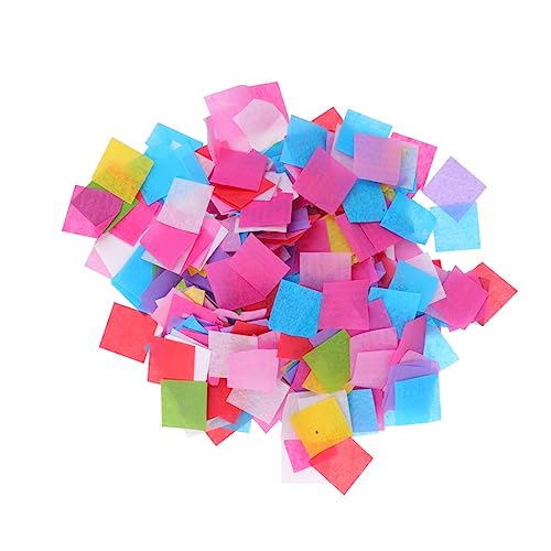 ABOOFAN Buntes Quadratisches Papierkonfetti Handgeworfenes Hochzeit Konfetti Leichtes für Verlobung Party Karneval Romantische Feier Wiederverwendbar Farbenfrohes Streudeko Zubehör ABOOFAN Buntes Quadratisches Papierkonfetti Handgeworfenes Hochzeit Konfetti Leichtes für Verlobung Party Karneval Romantische Feier Wiederverwendbar Farbenfrohes Streudeko Zubehör von ABOOFAN