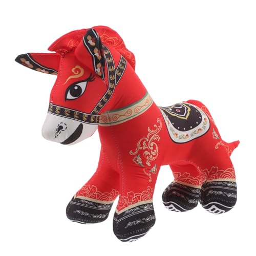 ABOOFAN Chinesisches Pferd Kuscheltier Plüsch Pferdefigur mit Realistischen Details Weiches Samtstoff Stofftier als Glücksbringer und Sammlerstück Dekoration für Sofa und Schreibtisch ABOOFAN Chinesisches Pferd Kuscheltier Plüsch Pferdefigur mit Realistischen Details Weiches Samtstoff Stofftier als Glücksbringer und Sammlerstück Dekoration für Sofa und Schreibtisch von ABOOFAN