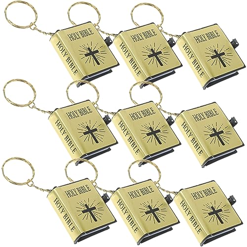 ABOOFAN Das 18 Stk Bibel Schlüsselanhänger christliche religiöse Geschenkidee Schlüsselanhänger kleine Bibel Schlüsselbund Schlüsselringe Sonntagsgeschenke ABOOFAN Das 18 Stk Bibel Schlüsselanhänger christliche religiöse Geschenkidee Schlüsselanhänger kleine Bibel Schlüsselbund Schlüsselringe Sonntagsgeschenke von ABOOFAN
