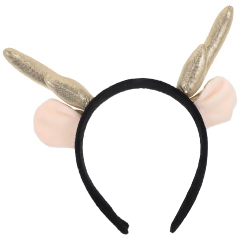ABOOFAN Party-Stirnband frohes neues jahr tiara Stirnband aus Horn Chinesischer Haarschmuck neues jahr stirnband chinesisches neujahr haarband Karikatur Kopfbedeckung Trompete Plastik von ABOOFAN
