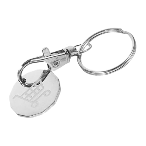ABOOFAN Einkaufswagen Token Schlüsselanhänger Abnehmbarer Schlüsselanhänger Mit Einkaufswagenchip Runder Metallanhänger Für Supermärkte Einkaufswagen Tool ABOOFAN Einkaufswagen Token Schlüsselanhänger Abnehmbarer Schlüsselanhänger Mit Einkaufswagenchip Runder Metallanhänger Für Supermärkte Einkaufswagen Tool von ABOOFAN