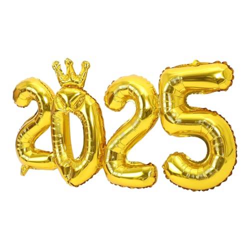 ABOOFAN Festlicher Abschlussballon für Silvester Party Goldene Krone Luftballons für Neujahrsfeiern und Besondere Anlässe Stilvolle Dekoration ABOOFAN Festlicher Abschlussballon für Silvester Party Goldene Krone Luftballons für Neujahrsfeiern und Besondere Anlässe Stilvolle Dekoration von ABOOFAN