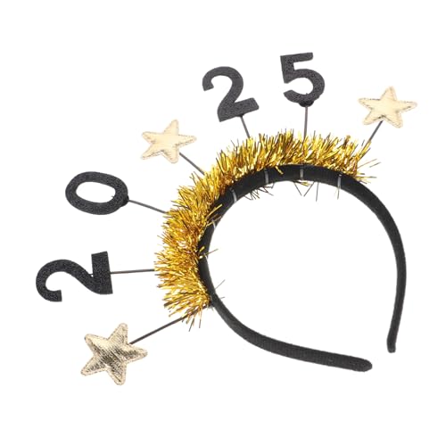 ABOOFAN Festlicher Neujahrs Haarreif für Erwachsene mit Stern Dekoration Bequemer Vielseitig für Silvester Geburtstage Hochzeiten Modisches Party Accessoire von ABOOFAN