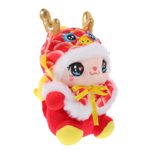 ABOOFAN Figur Niedliches Chinesisches Drachen Kuscheltier für Desktop Neujahrsfest für Freunde aus Plüschstoff Gefertigt Langlebig ABOOFAN Figur Niedliches Chinesisches Drachen Kuscheltier für Desktop Neujahrsfest für Freunde aus Plüschstoff Gefertigt Langlebig von ABOOFAN