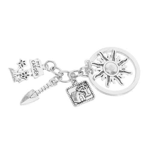ABOOFAN Gärtnergeschenkschlüsselkette Dekorative Rucksackanhänger Handtaschen-anhänger-charms Niedliches Schlüsseldekor Taschenanhänger Tasche Schlüsselanhänger Zinklegierung Silver von ABOOFAN
