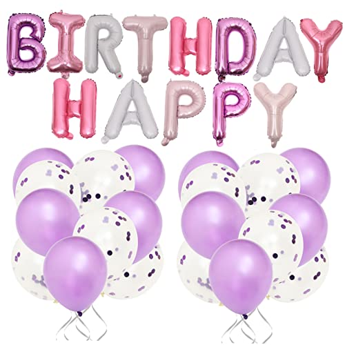 ABOOFAN Geburtstagsballon Set mit Bunten Folienballons für Geburtstagsparty Dekoration Vielseitig Einsetzbar für Hochzeiten Jubiläen und Feiern für Wände Türen und ABOOFAN Geburtstagsballon Set mit Bunten Folienballons für Geburtstagsparty Dekoration Vielseitig Einsetzbar für Hochzeiten Jubiläen und Feiern für Wände Türen und von ABOOFAN