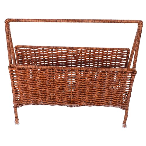 ABOOFAN Gewebter Zeitschriften-organizer – Handgewebtes Bodenregal Aus Rattanimitat, Rustikaler Zeitungskorb Für Das Wohnzimmer Im Büro, Zuhause ABOOFAN Gewebter Zeitschriften-organizer – Handgewebtes Bodenregal Aus Rattanimitat, Rustikaler Zeitungskorb Für Das Wohnzimmer Im Büro, Zuhause von ABOOFAN