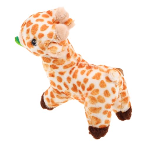 ABOOFAN Giraffe Plüschfigur für Schulter Süßes Kuscheltier mit Magnet Accessoire für Kostümpartys und Geburtstagsfeiern Lustiger Begleiter für Erwachsene von ABOOFAN