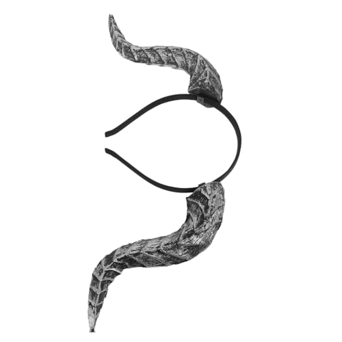 ABOOFAN Gothic Teufelshörner Haarreif mit Abnehmbaren Hörnern Komfortables Cosplay Accessoire für Halloween Steampunk und Mittelalter Kostümpartys Vielseitig und Langlebig von ABOOFAN