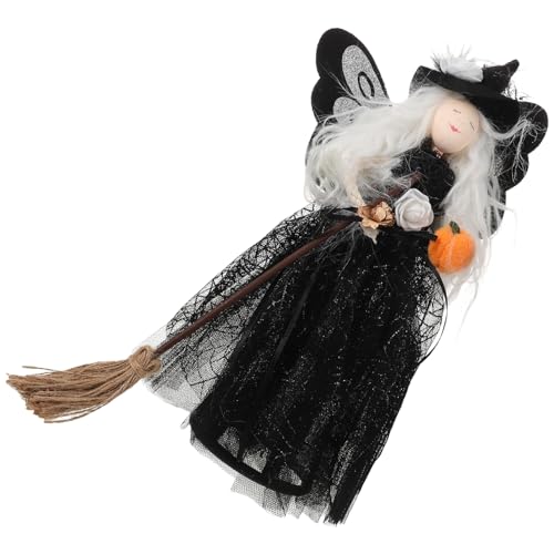 ABOOFAN Halloween Hexenpuppe Dekoration Vielseitiger Tischornament für Halloween Partys Wohnräume und aus Strapazierfähigem Seidenstoff Sorgt für Festliche und Gruselige von ABOOFAN