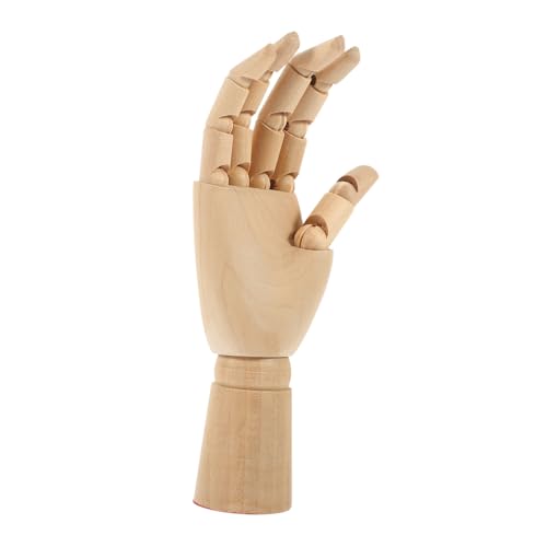 ABOOFAN Holz Hand Modell mit Beweglichen Gelenken Dekorative Holzfigur für Zeichner und Künstler Flexibles Handmodell zum Skizzieren Tischdeko für Kreative Gestaltung ABOOFAN Holz Hand Modell mit Beweglichen Gelenken Dekorative Holzfigur für Zeichner und Künstler Flexibles Handmodell zum Skizzieren Tischdeko für Kreative Gestaltung von ABOOFAN