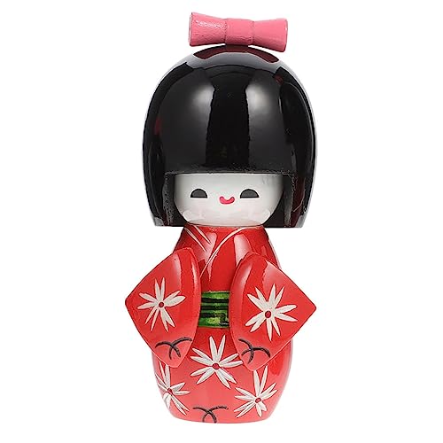 ABOOFAN Holz Kimonos Puppe Traditionelle Handwerk Wohnkultur Japanischen Stil Tabletop von ABOOFAN