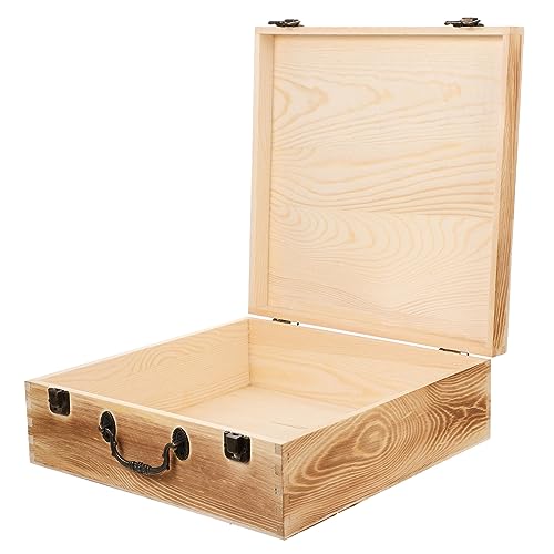 ABOOFAN Holz Schmuckschatulle Aufbewahrungsbox Mit Deckel Für Ringe Halsketten Ohrringe Armbänder Im Vintage-stil Andenkenbox Aus Holz ABOOFAN Holz Schmuckschatulle Aufbewahrungsbox Mit Deckel Für Ringe Halsketten Ohrringe Armbänder Im Vintage-stil Andenkenbox Aus Holz von ABOOFAN