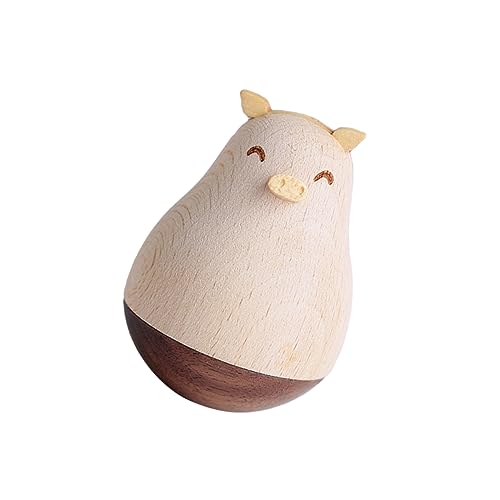 ABOOFAN Holzfigur Schwein Handgefertigt Niedliche Tierdekoration Desktop Ornament Kreatives Wohnaccessoire ABOOFAN Holzfigur Schwein Handgefertigt Niedliche Tierdekoration Desktop Ornament Kreatives Wohnaccessoire von ABOOFAN