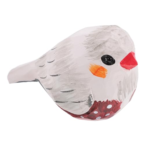 ABOOFAN Holzfigur Vogel Handgeschnitzt aus Natürlichem Holz Bunte Kleine Vogelstatue Niedliches Cartoon Modell Sichere Miniaturdeko für Büro Wohnzimmer und Kinderspielzeug ABOOFAN Holzfigur Vogel Handgeschnitzt aus Natürlichem Holz Bunte Kleine Vogelstatue Niedliches Cartoon Modell Sichere Miniaturdeko für Büro Wohnzimmer und Kinderspielzeug von ABOOFAN