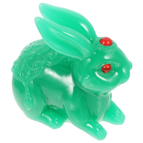 ABOOFAN Jade-Kaninchen-Ornament Plüsch Häschen Zeug Tortenaufsatz Für Die Babyparty Kuchendeckel Für Jungen Jade-Figur Babyparty-Spiele Tierstatuen Im Freien Mini-Enten Kostüm Harz Green ABOOFAN Jade-Kaninchen-Ornament Plüsch Häschen Zeug Tortenaufsatz Für Die Babyparty Kuchendeckel Für Jungen Jade-Figur Babyparty-Spiele Tierstatuen Im Freien Mini-Enten Kostüm Harz Green von ABOOFAN