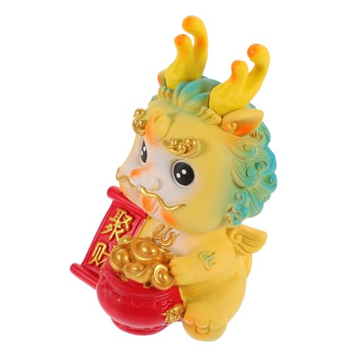 ABOOFAN Jahr des Drachen-Ornaments Drachenstatue Drachenspielzeug Drachenlampe Drachen Schmuck chinesischer Drache Chinese New Year chinesisch neujahr Drachenfigur Drachenhandwerk aus Harz ABOOFAN Jahr des Drachen-Ornaments Drachenstatue Drachenspielzeug Drachenlampe Drachen Schmuck chinesischer Drache Chinese New Year chinesisch neujahr Drachenfigur Drachenhandwerk aus Harz von ABOOFAN