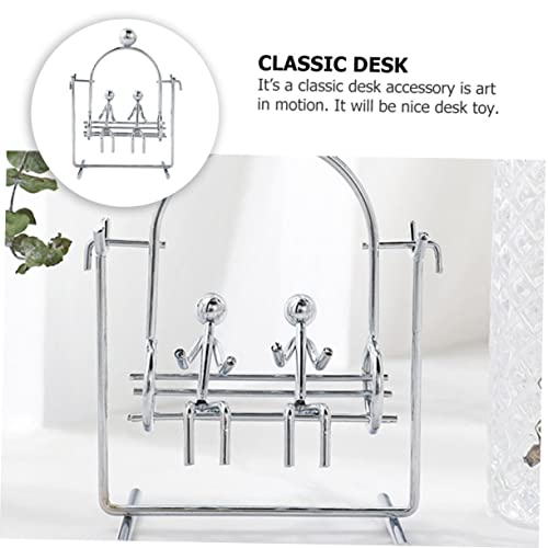 ABOOFAN Kinetisches Iron Tumbler Balancespielzeug mit Pendelbewegung Kreatives Design Stabiles Desktop Ornament für Büro Schreibtisch und Raumdekoration Physikalisches ABOOFAN Kinetisches Iron Tumbler Balancespielzeug mit Pendelbewegung Kreatives Design Stabiles Desktop Ornament für Büro Schreibtisch und Raumdekoration Physikalisches von ABOOFAN