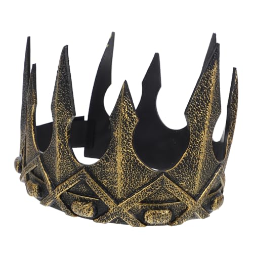 ABOOFAN Königliche Krone für Männer Mittelalterliche Retro für Kostüme Hochzeiten Halloween und Theater Perfektes Zubehör für Besondere Anlässe ABOOFAN Königliche Krone für Männer Mittelalterliche Retro für Kostüme Hochzeiten Halloween und Theater Perfektes Zubehör für Besondere Anlässe von ABOOFAN