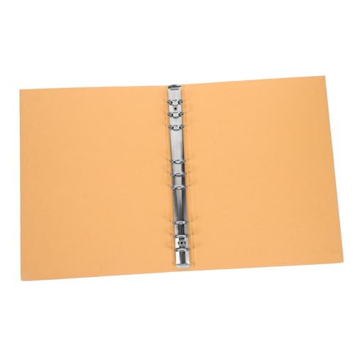 ABOOFAN Kraftpapier Notizbuchhülle mit Ordner Vielseitige und Praktische Schulmaterialien Leicht und Tragbar für Tagebuch Planer und Kreative Notizen von ABOOFAN