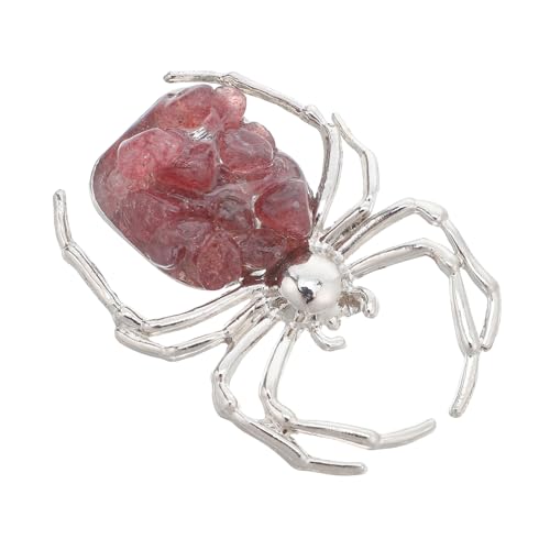 ABOOFAN Kreative Heimdekoration aus Kristall Realistische Spinnenstatue für Halloween Dekoration und Partys Vielseitiges Deko Element für Zuhause von ABOOFAN