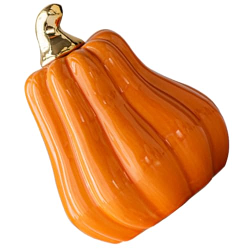 ABOOFAN Kreative Keramik Kürbis Dekoration für Halloween Stilvolle Tischdeko für Wohnräume für Wohnzimmer Schlafzimmer und Einzigartiges Realistisches von ABOOFAN