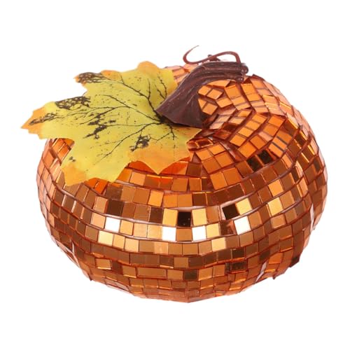ABOOFAN Künstlicher Disco Kürbis Glasperlen Spiegelnde Herbstdeko für Halloween Party Lebensecht Dekoratives Kürbisornament für Haus und Festtage ABOOFAN Künstlicher Disco Kürbis Glasperlen Spiegelnde Herbstdeko für Halloween Party Lebensecht Dekoratives Kürbisornament für Haus und Festtage von ABOOFAN