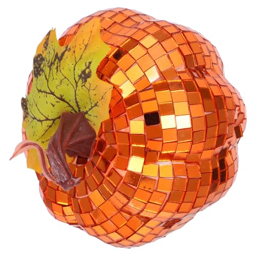 ABOOFAN Künstlicher Kürbis Mit Discokugel: Kürbisstatue Mit Glitzerspiegel, Tischdekoration Im Bauernhausstil, Back to 70s-Party-Ornament Für Hochzeits- Und Geburtstagsgeschenke ABOOFAN Künstlicher Kürbis Mit Discokugel: Kürbisstatue Mit Glitzerspiegel, Tischdekoration Im Bauernhausstil, Back to 70s-Party-Ornament Für Hochzeits- Und Geburtstagsgeschenke von ABOOFAN