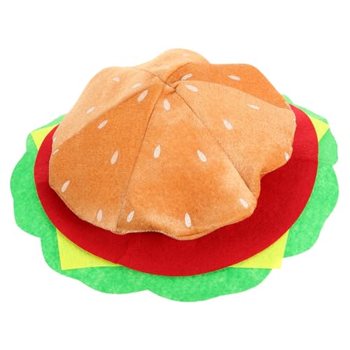 ABOOFAN Lustiger Burgerhut Cosplay Kopfbedeckung aus Dekorativer Hamburger Hut mit Modernem Stil Leichter Partyhut für Foto Requisiten und Festtagskostüme ABOOFAN Lustiger Burgerhut Cosplay Kopfbedeckung aus Dekorativer Hamburger Hut mit Modernem Stil Leichter Partyhut für Foto Requisiten und Festtagskostüme von ABOOFAN