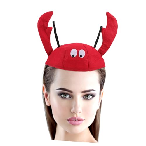 ABOOFAN Lustiger Hummer Hut aus Weichem Flanell für Erwachsene und Neuartiger Party kostümhut für Halloween Karneval und Foto Requisiten von ABOOFAN
