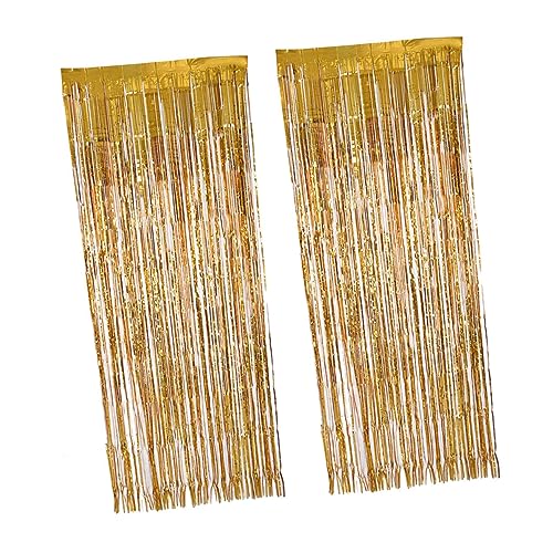 ABOOFAN Metallic Foil Fringe Vorhang Gold Dekorativer Lametta Vorhang für Partys Hochzeiten und Feste für Fenster und Türen Langlebige Deko für Besondere Anlässe ABOOFAN Metallic Foil Fringe Vorhang Gold Dekorativer Lametta Vorhang für Partys Hochzeiten und Feste für Fenster und Türen Langlebige Deko für Besondere Anlässe von ABOOFAN
