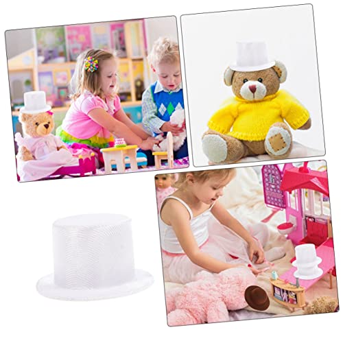 ABOOFAN Miniatur Schneemann Hut aus Robustem Kleine Puppenhüte für DIY Basteln Weihnachtsmütze Partydeko Vielseitig Verwendbar für Puppen Schneemänner und Handwerksprojekte von ABOOFAN