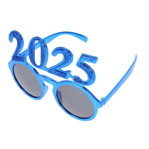 ABOOFAN Neujahrsbrille Lustige Foto Requisiten für Silvester Leichte und Robuste Pc Material Brille mit Einzigartigem Design Partys und Cosplay Fotorequisiten für Unvergessliche von ABOOFAN