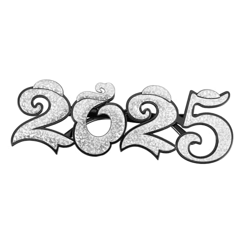 ABOOFAN Neujahrsbrille Lustige Partybrille für Silvesterfeiern und Festliche Anlässe Leicht und Bequem für Familienfeiern und Veranstaltungen ein Must Have für Partys ABOOFAN Neujahrsbrille Lustige Partybrille für Silvesterfeiern und Festliche Anlässe Leicht und Bequem für Familienfeiern und Veranstaltungen ein Must Have für Partys von ABOOFAN