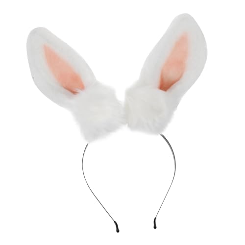ABOOFAN Niedliches Hasenohren Haarreif Mädchen Cartoon Stirnband Verstellbar Party Kopfschmuck für Fotoshootings Cosplay Ostern Karneval Kostüm Accessoire von ABOOFAN