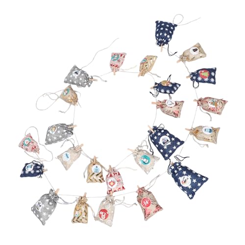 ABOOFAN Nummerierte Jutesäckchen mit Zugband für Adventskalender DIY Geschenkbeutel Rustikale Weihnachtsdeko Vielseitige Geschenkverpackung für Festliche Stimmung ABOOFAN Nummerierte Jutesäckchen mit Zugband für Adventskalender DIY Geschenkbeutel Rustikale Weihnachtsdeko Vielseitige Geschenkverpackung für Festliche Stimmung von ABOOFAN